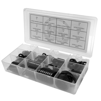 OSK™ O-Ring Kit 200 Piece 12 Sizes Square Buna-N 70